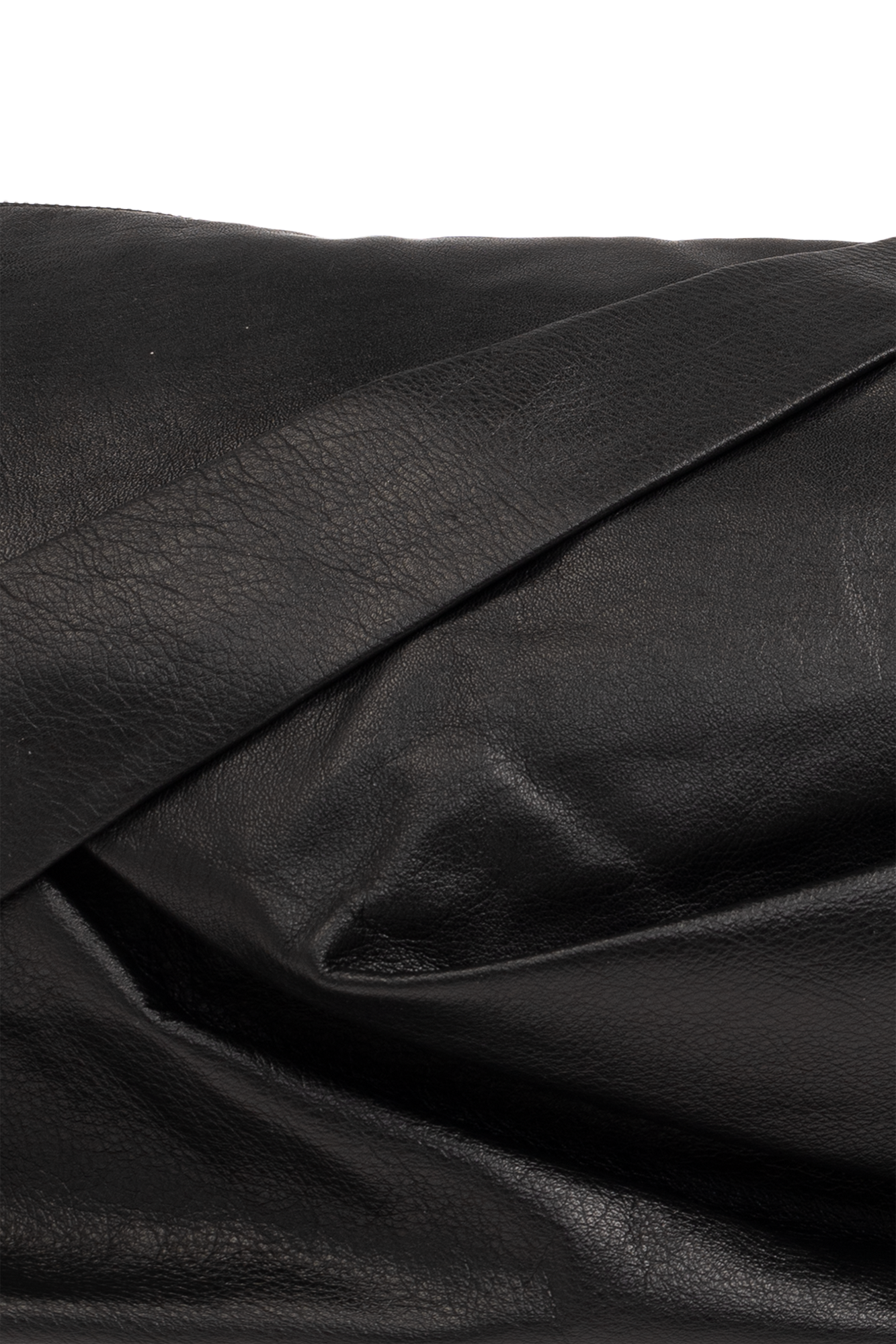 Black Draped shoulder bag Discord Yohji Yamamoto